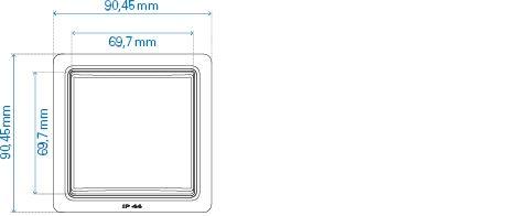Allwetter 44 Maßzeichnung